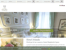 Tablet Screenshot of hoteljolanda.it